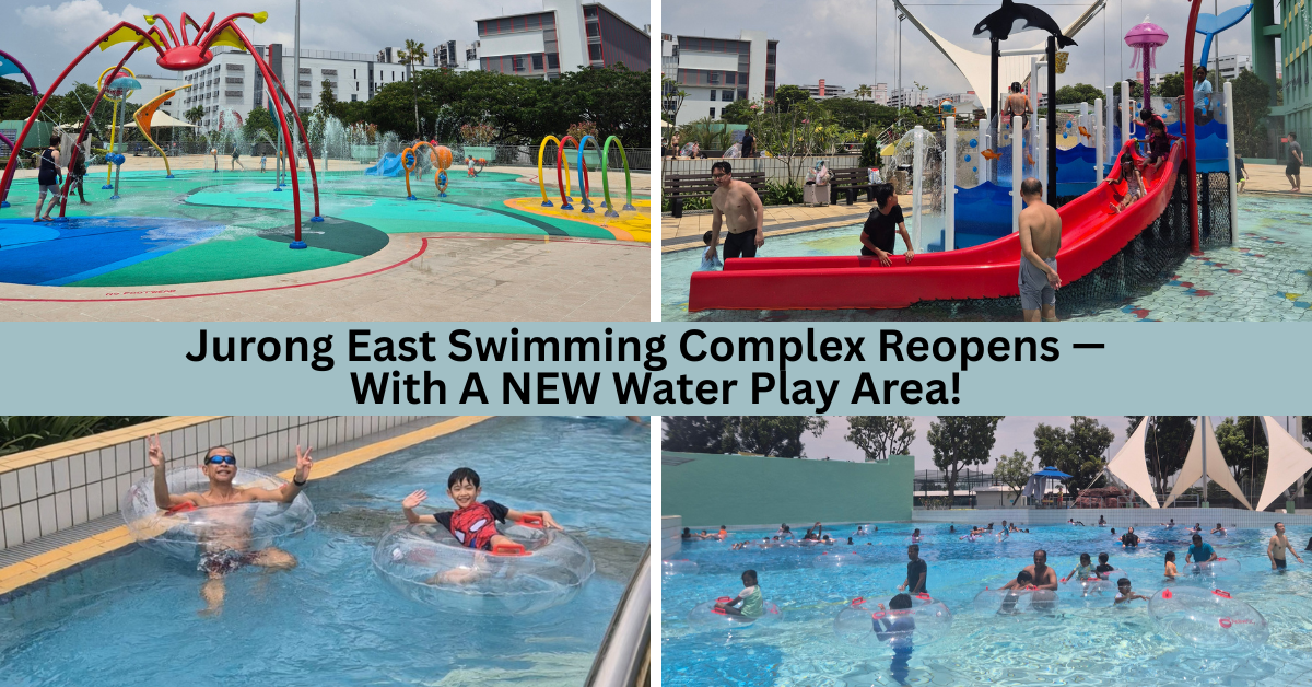 Jurong East Swimming Complex: New Water Play Area, Kiddy Pools, Wave Pool & Lazy River