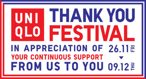 Attractive Offers, Exclusive Gifts & More At UNIQLO Singapore’s Thank You Festival