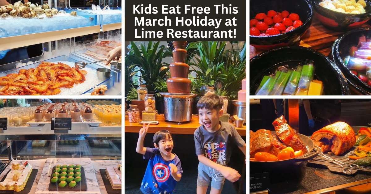 Kids Dine Free At Lime Restaurant This March School Holiday!