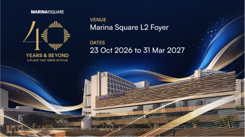 Marina Square Celebrates 40th Anniversary with Nostalgic Photo Spots, Community Memories & Creative Family Workshops