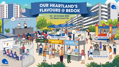 JTC Our Heartland’s Flavours @ Bedok: Free Kids’ Carnival, Mini Hawker Experience & Factory Tours