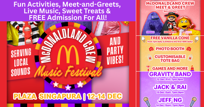 McDonaldland Crew Music Festival Lands in Singapore for the First Time!