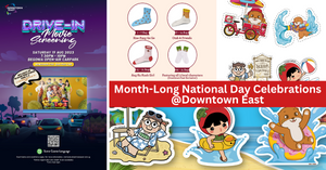 Ignite The National Day Spirit At Downtown East With Homegrown Characters, Ang Ku Kueh Girl, Otah & Friends And Xiao Pang Ge Ge