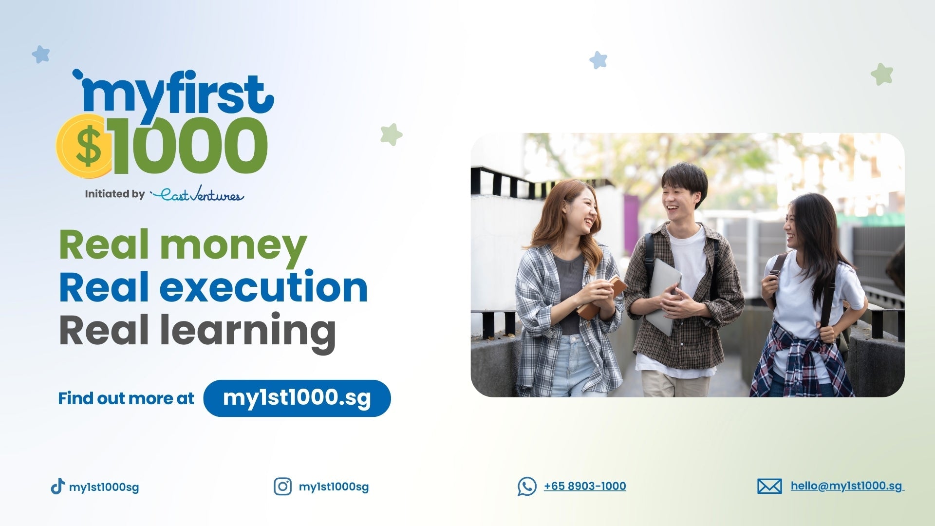 East Ventures launches “My First $1000” to enable Singapore Youths to Experience Real Entrepreneurship