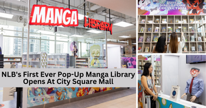 National Library Board Launches Its First Pop-Up Grab-N-Go Manga Library At City Square Mall