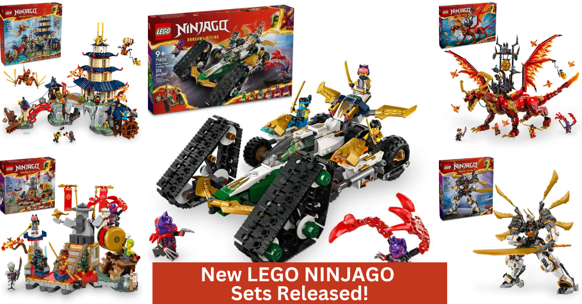 The LEGO Group Launches New NINJAGO Sets In Conjunction With Second Season Of The Hit Animated Series, LEGO NINJAGO: Dragons Rising