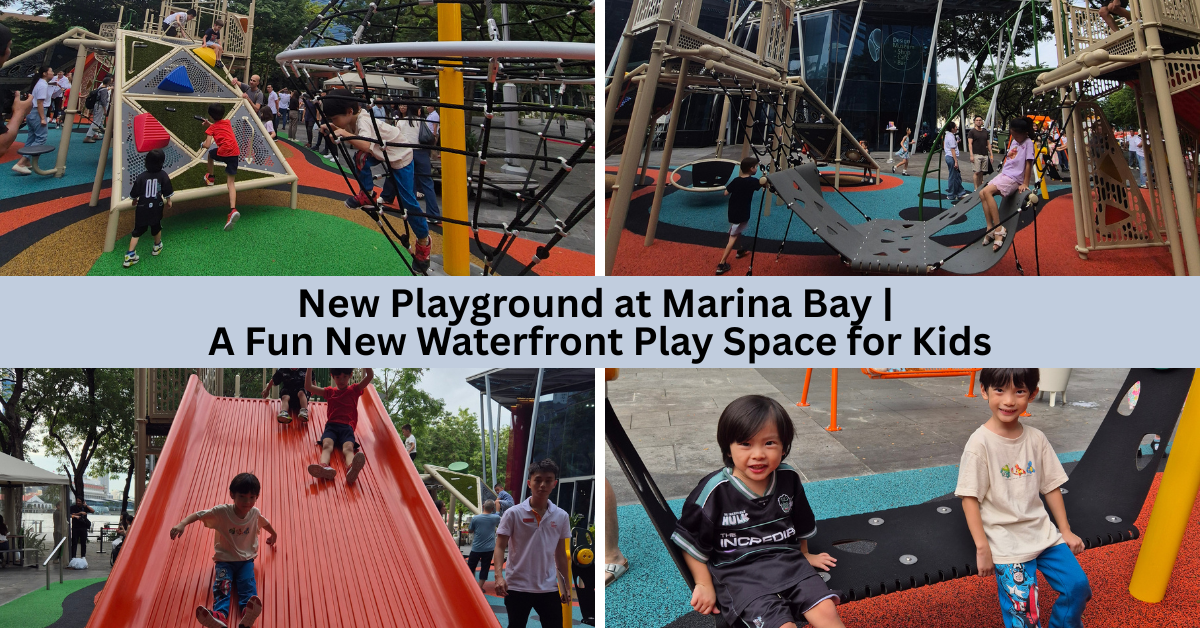 This New Playground At Marina Bay Might Be Your Family’s Next Favourite Evening Spot