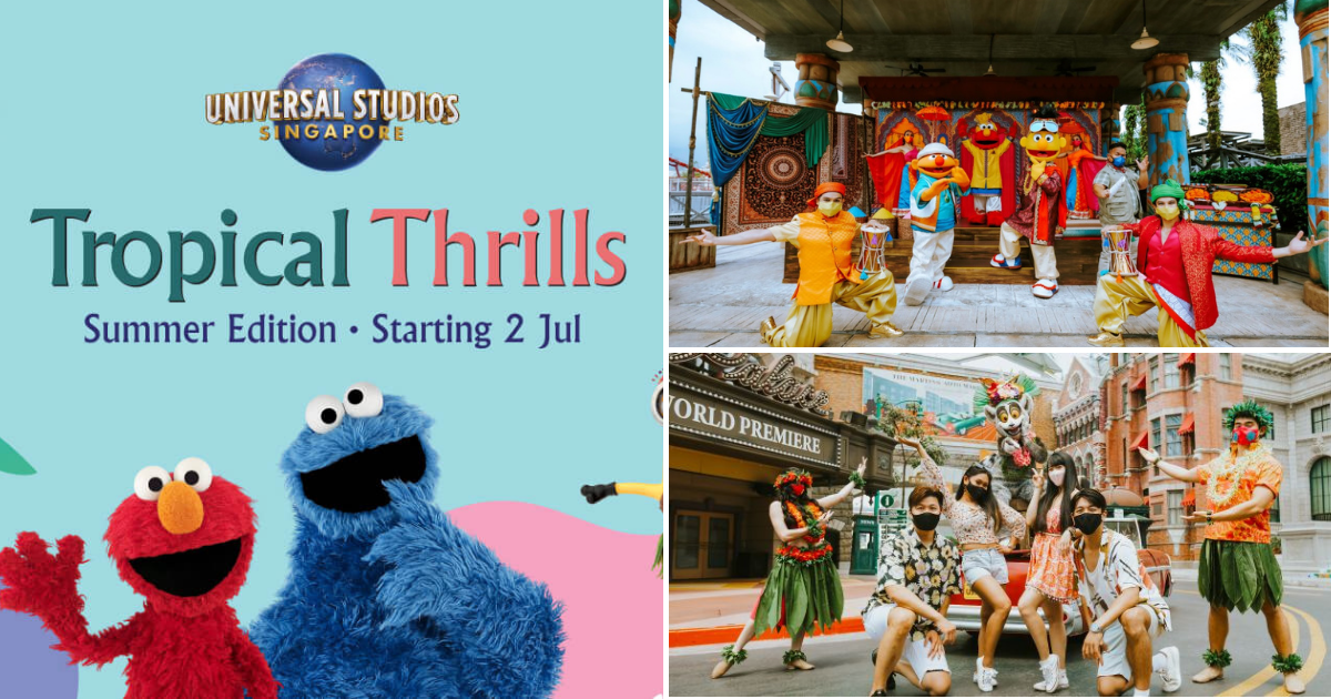 New Sesame Street Goes Bollywood Show and More at Universal Studios Singapore!