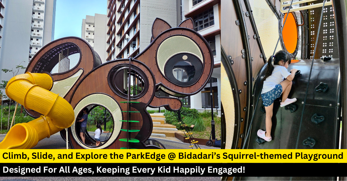 ParkEdge @ Bidadari: A Squirrel Climbing Structure, Snail-Shaped Toddler Play Area, and More