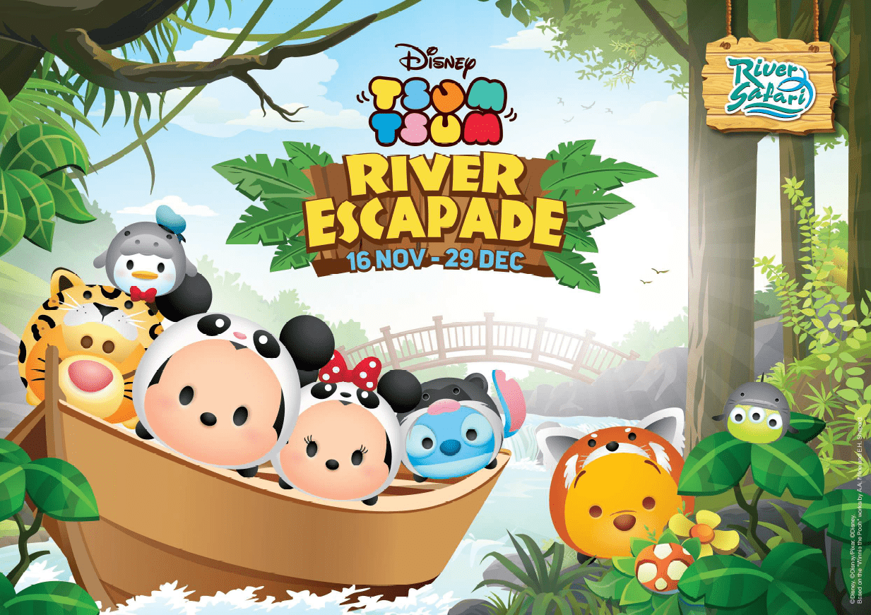 Disney Tsum Tsum lands in River Safari! - BYKidO