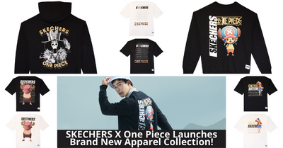 SKECHERS X One Piece Launches Brand New Apparel Collection This November!