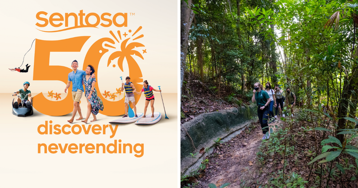 Sentosa Celebrates Golden Jubilee with Over 50 New Experiences Including SentoSights Tours