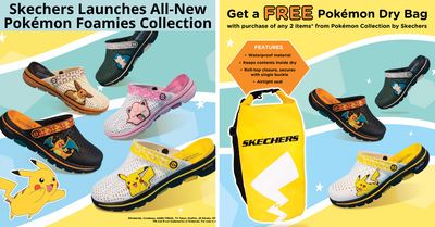 Skechers Launches All-New Pokémon Foamies Collection