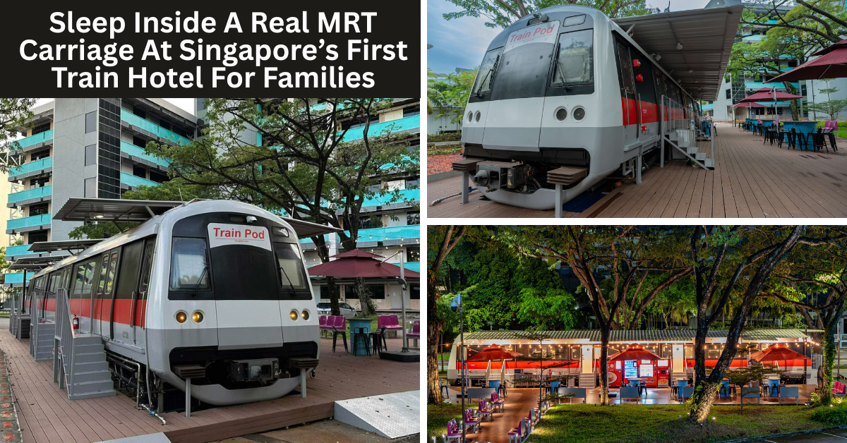 Train Pod @ one-north: Singapore’s First Train Carriage Hotel – BYKidO