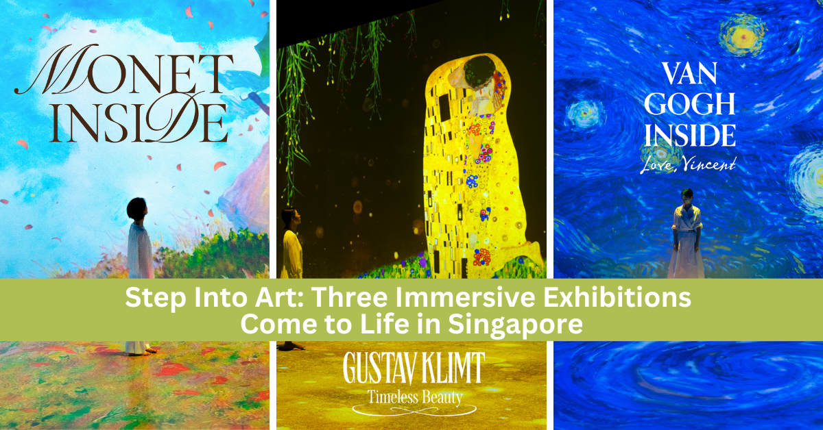 Three Immersive Art Exhibitions: Klimt, Van Gogh & Monet Unveiled At Parkview Square - BYKidO