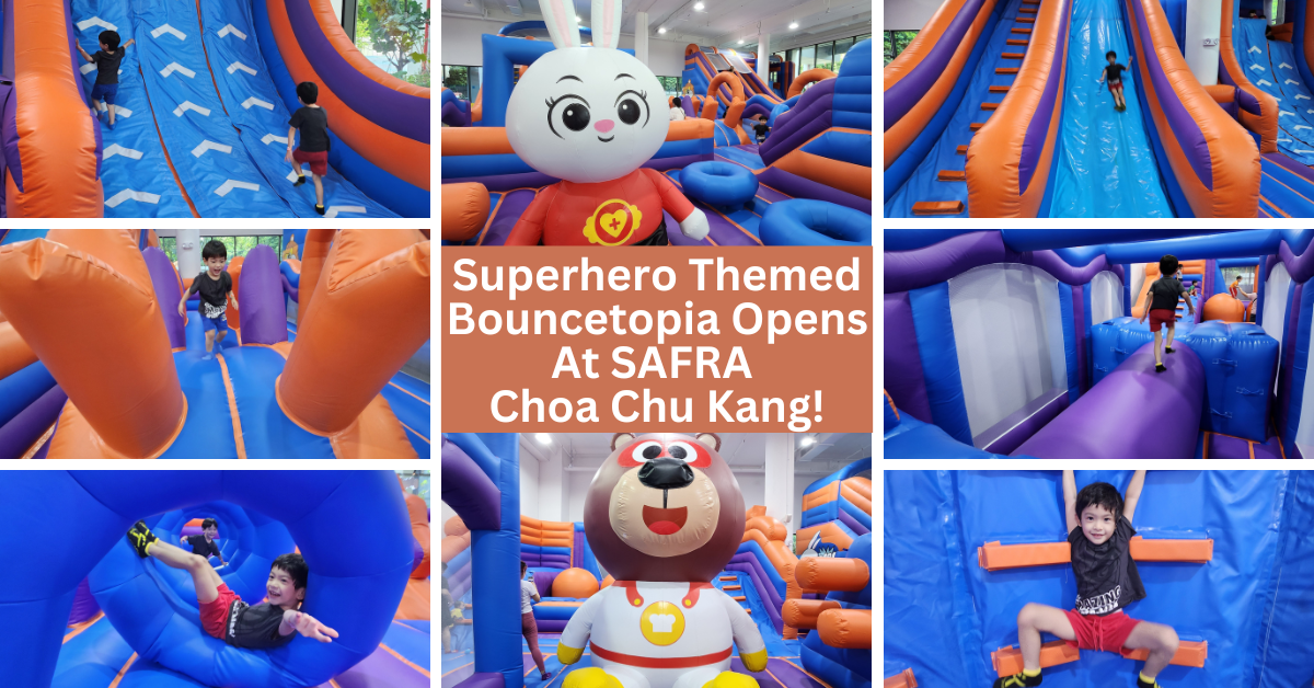 Superhero Themed Bouncetopia at SAFRA Choa Chu Kang