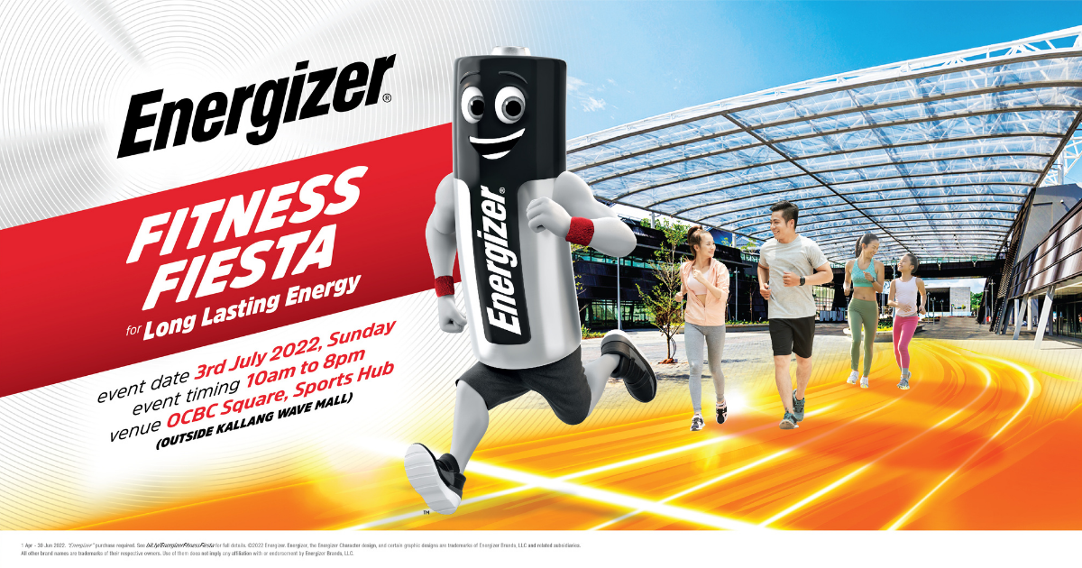 Test your Fitness Battery and Win Big at Singapore’s First Energizer(R) Fitness Fiesta! - BYKidO