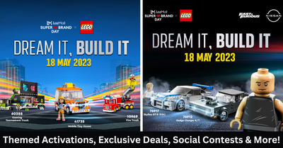 LEGO LazMall Super Brand Day | Themed Activations, Exclusive Deals, Social Contests And More!