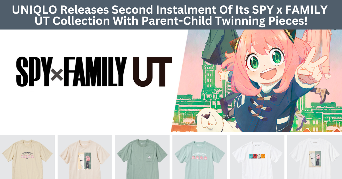 UNIQLO Has Launched The Second Instalment Of Its SPY x FAMILY UT Collection