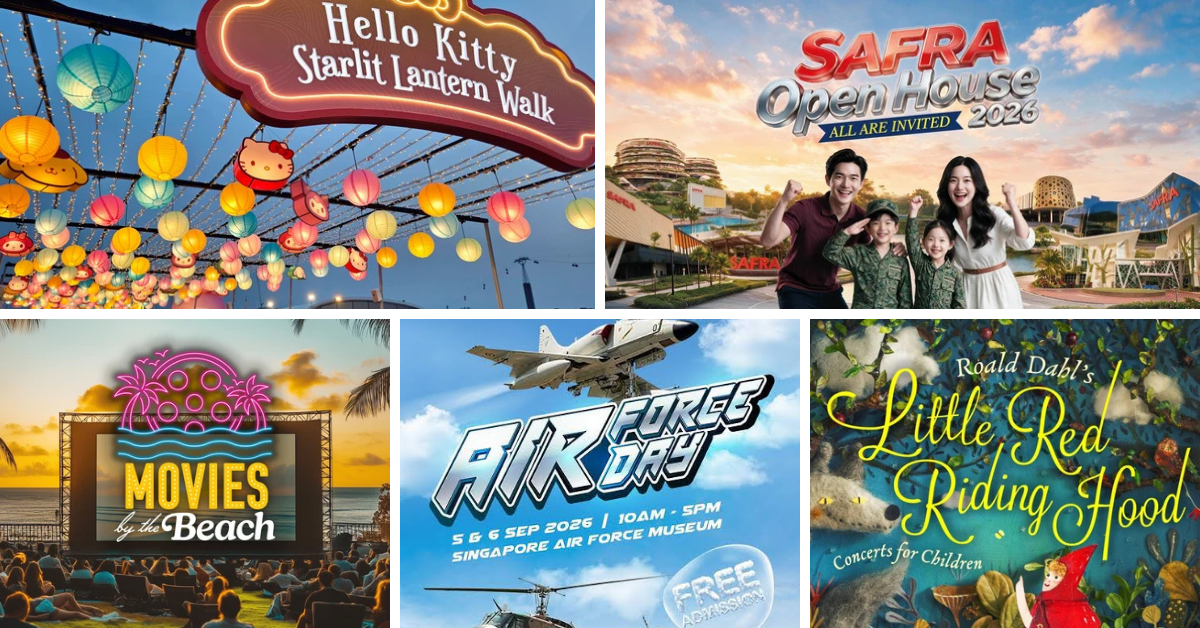 Things To Do With Kids In Singapore This Weekend: 31 Aug - 6 Sep 2026 [Updated Weekly]