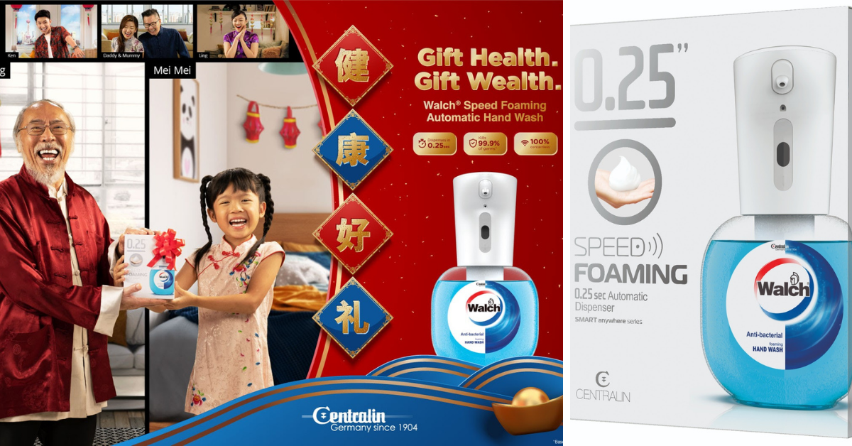 Keep Safe And Healthy This Lunar New Year With The Walch® Speed Foaming Automatic Hand Wash