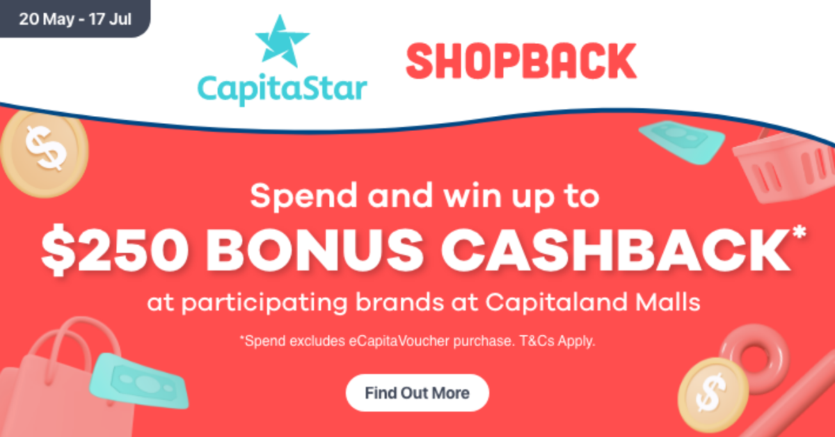 ShopBack Partners With CapitaStar To Provide Greater Value And Rewards At CapitaLand Malls In Singapore