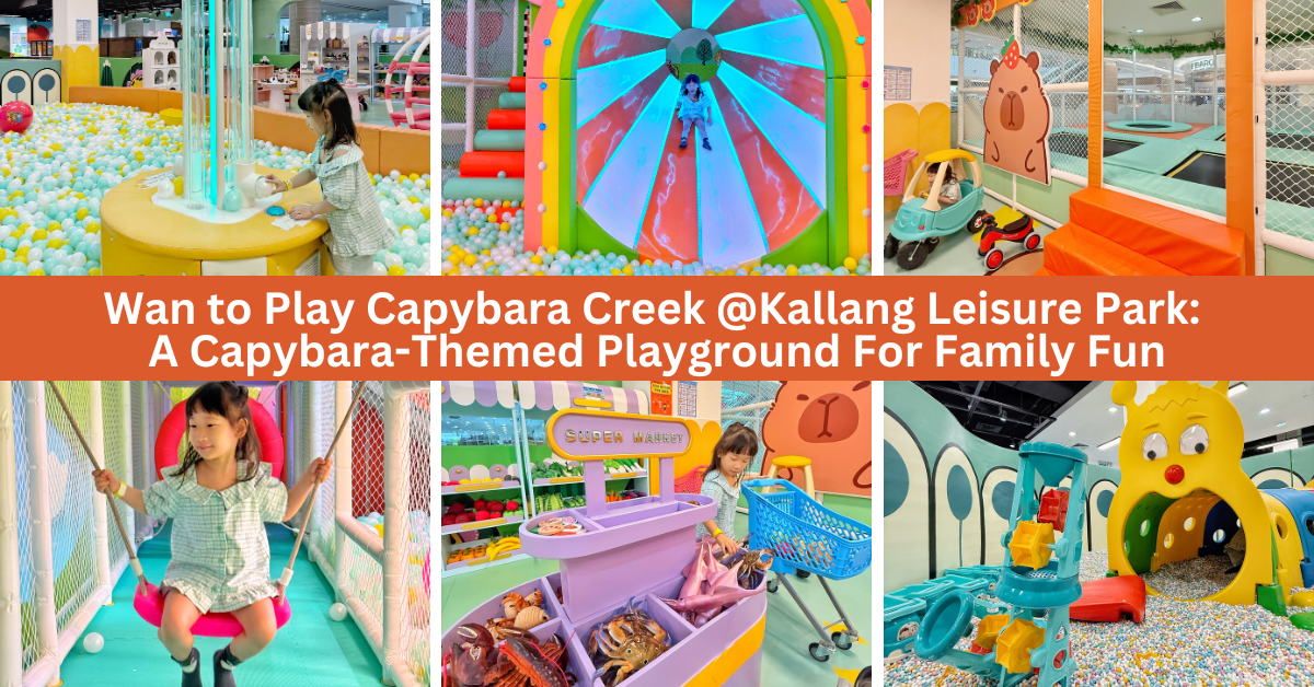 Wan To Play Capybara Creek @ Kallang Leisure Park : Wan to Play Capybara Creek: A Cozy, Capybara-Themed Playground For Families