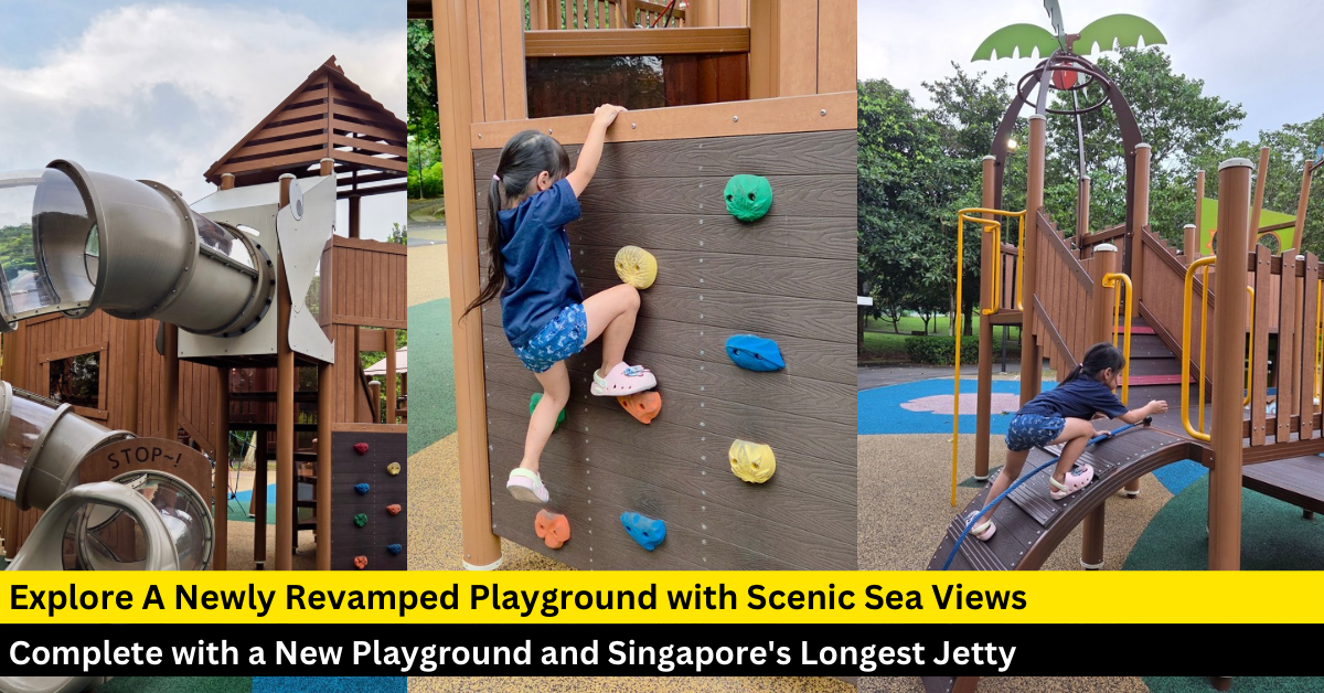 Woodlands Waterfront Park: Check out a Newly Revamped  Playground, Singapore’s Longest Jetty & Dine With a View