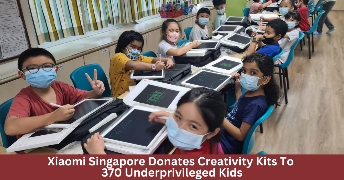 Xiaomi Singapore Makes A Special Donation Of 370 Creativity Kits To Underprivileged Children - BYKidO