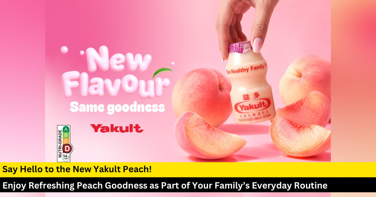 Yakult Singapore Introduces Yakult Peach: Try Its First New Flavour in 46 Years