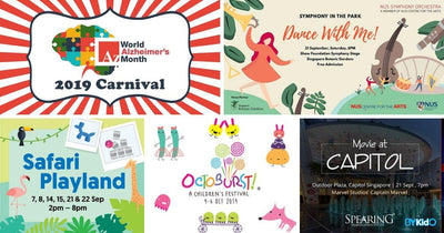 5 Things to do and Places to go with Kids this weekend in Singapore (16th - 22nd Sept 2019)