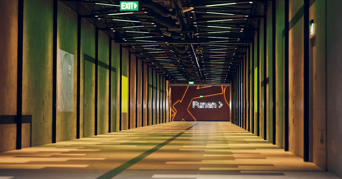 Funan Launches New Underground Pedestrian Link,  A Platform For The Arts! - BYKidO