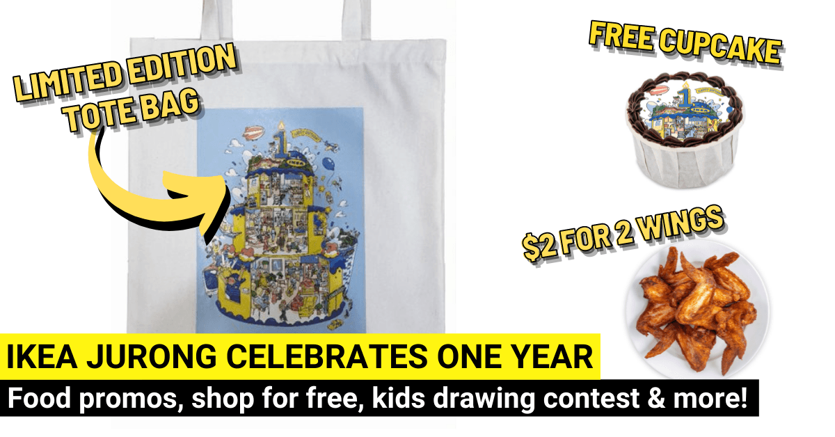 IKEA Jurong Turns 1 Years Old - Celebrate With Free Cupcakes, $1 Chicken Wings and More! - BYKidO