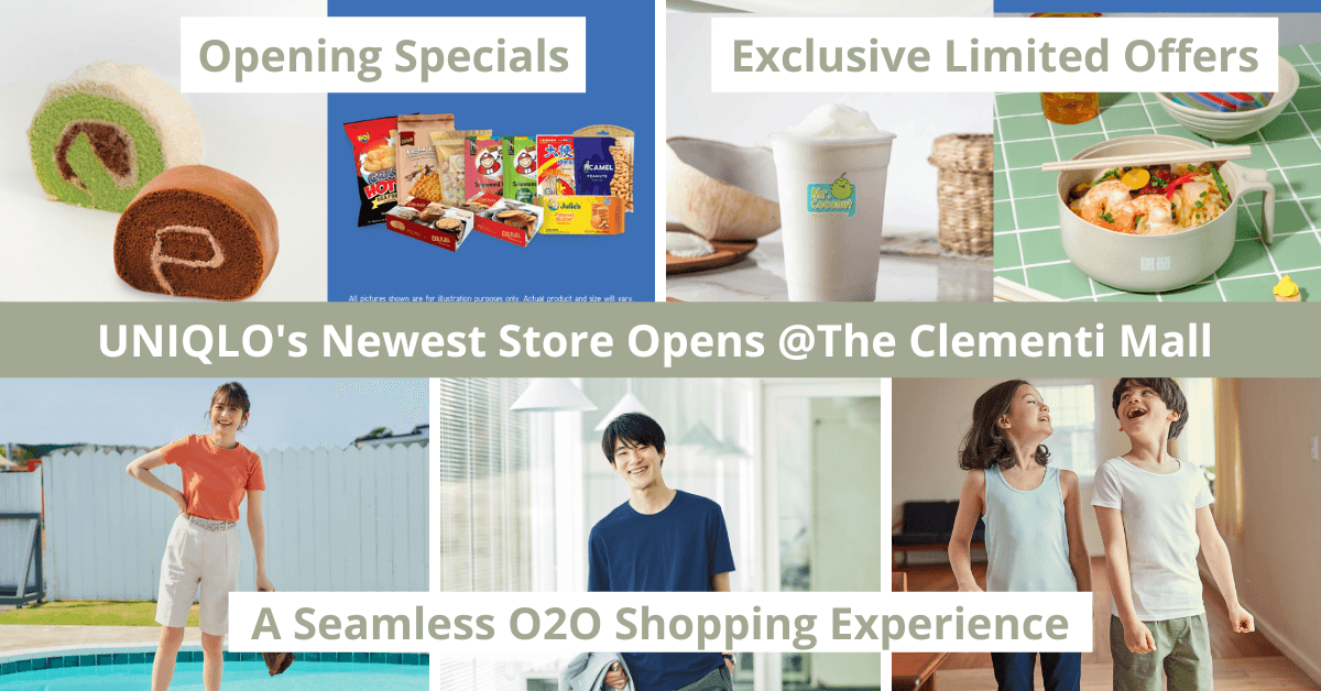 UNIQLO's Newest Store At The Clementi Mall Set To Provide A Seamless Online To Offline Shopping Experience For All - BYKidO