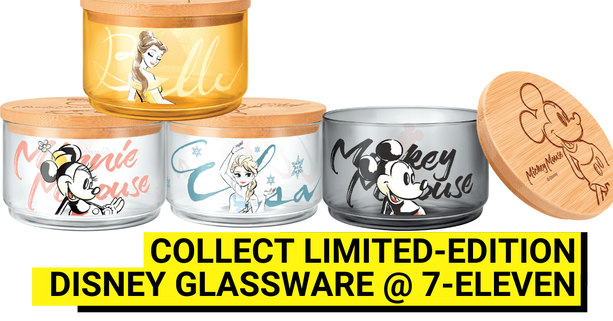 Collect These Exclusive Disney Glass Containers From 7-Eleven!