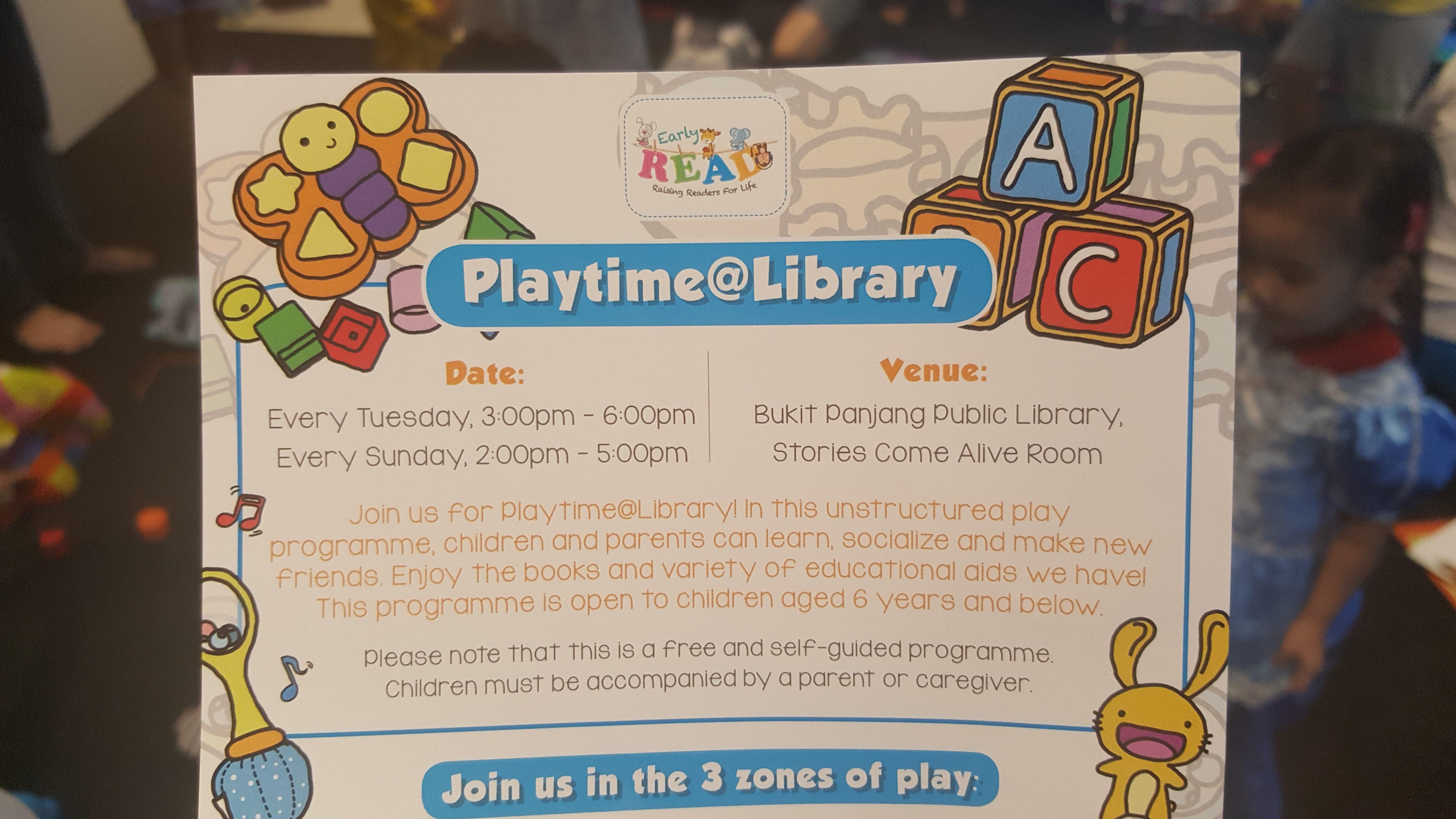 Places to go this Weekend: Bukit Panjang Public Library - Children Zone - BYKidO
