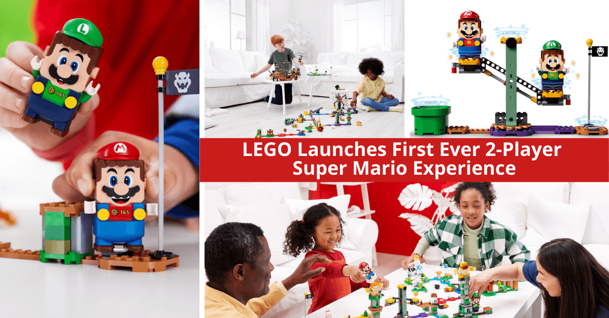 Play Together On The LEGO Super Mario Universe With LEGO Mario And LEGO Luigi! - BYKidO