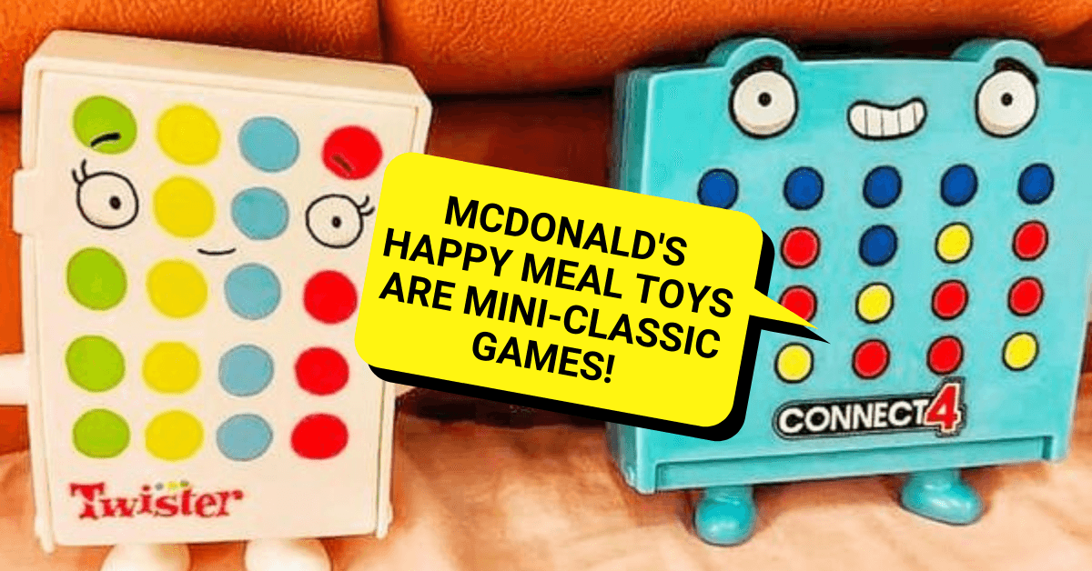 McDonald's New Hasbro Happy Meal Toys - Monopoly, Connect 4 And More! - BYKidO