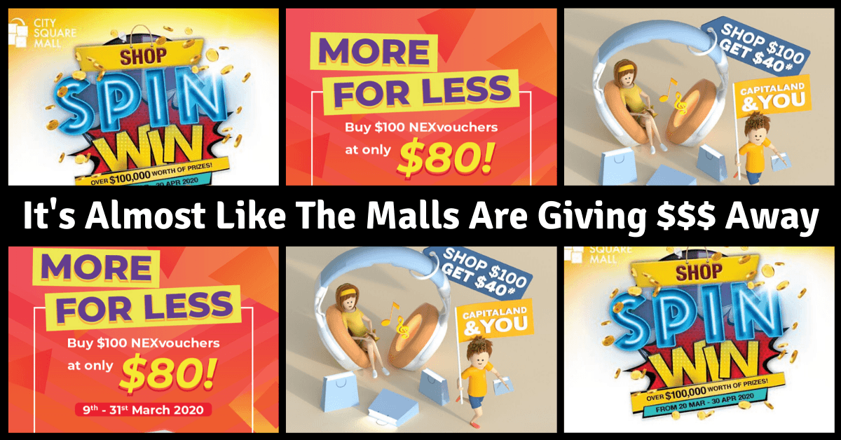Malls Promotions Akin To Giving Free Money For Families To Spend | CapitaLand, NEX Singapore, City Square Mall - BYKidO