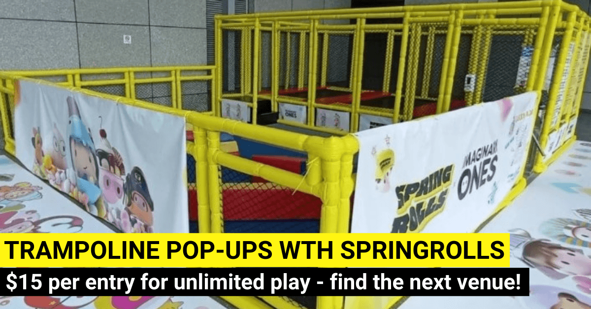 Spring Rolls Trampoline Park | Pop-Up & Self-Served - BYKidO