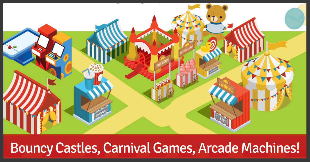 The Fun Fiesta (March Carnival) at The Grandstand | Bouncy Castle, Carnival Games and Arcade! - BYKidO