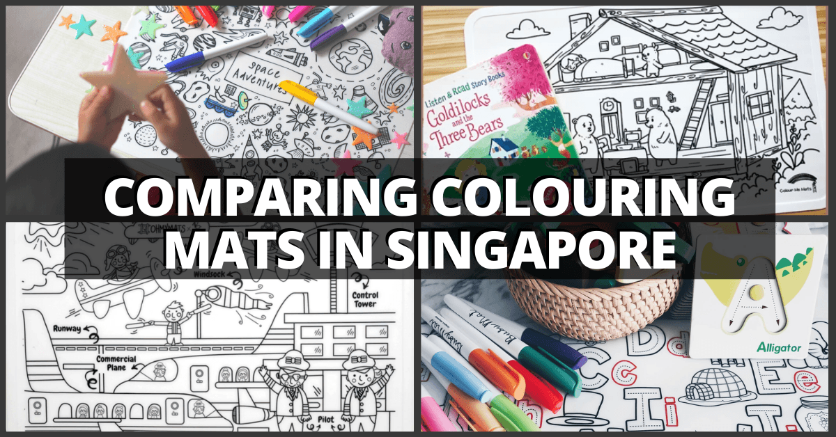 Entertaining the Kids with Coloring Mats in SG | What are they and where to get them? - BYKidO