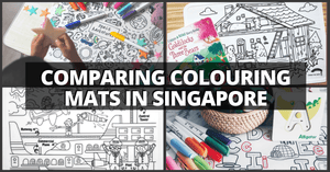 Entertaining the Kids with Coloring Mats in SG | What are they and where to get them?