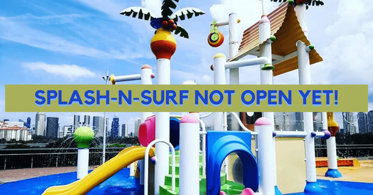 Splash-N-Surf Not Open Yet, But Singapore Sports Hub Opening in Phases