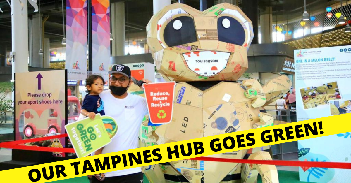 Our Tampines Hub Launches Our Green Hut - A Vertical Hydroponic Farm