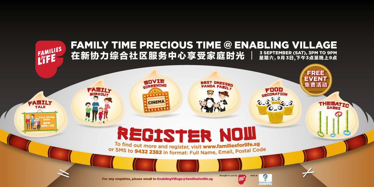 Places to go this Weekend - Family Time Precious Time @ Enabling Village - BYKidO