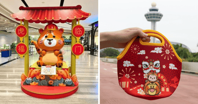 Spend a a Tiger-rific New Year with Cute Zodiac Displays, Tsum Tsum Red Packets & More at Changi Airport!