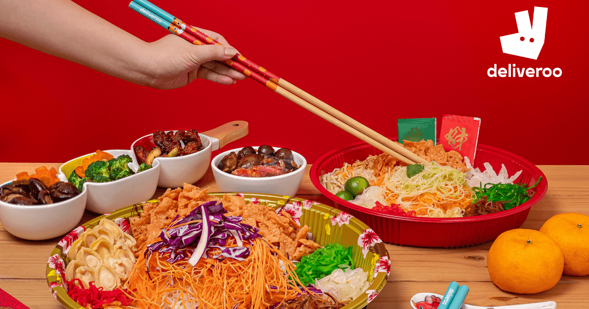 Toss Up Good Fortune from a Safe Distance with Deliveroo’s Extra Long Lo Hei Chopsticks! - BYKidO