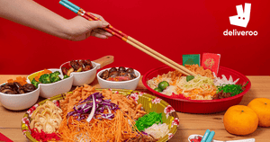 Toss Up Good Fortune from a Safe Distance with Deliveroo’s Extra Long Lo Hei Chopsticks!