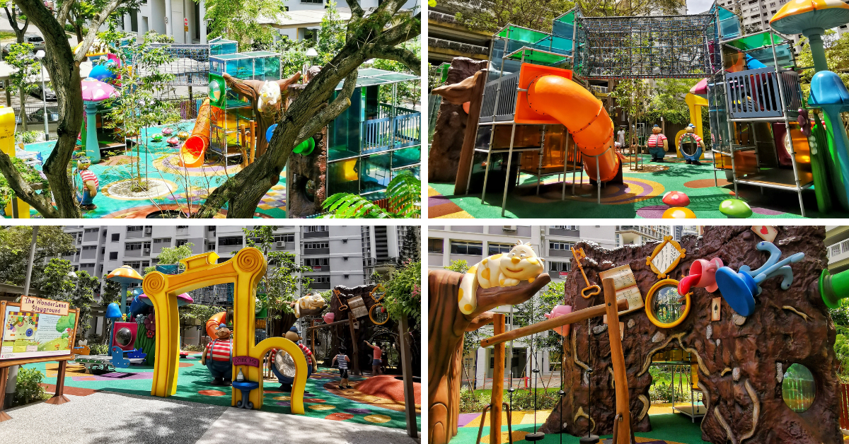Alice in Wonderland Themed Outdoor Playground @ Dawson Vista, Singapore - BYKidO